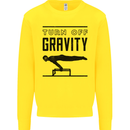 Pommel Horse Gymnastics Turn Off Gravity Gymnast Mens Sweatshirt Jumper Yellow