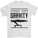 Pommel Horse Gymnastics Turn Off Gravity Gymnast Mens T-Shirt 100% Cotton White