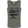 Pommel Horse Gymnastics Turn Off Gravity Gymnast Mens Vest Tank Top Charcoal