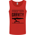 Pommel Horse Gymnastics Turn Off Gravity Gymnast Mens Vest Tank Top Red