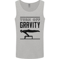 Pommel Horse Gymnastics Turn Off Gravity Gymnast Mens Vest Tank Top Sports Grey
