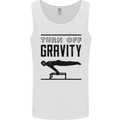 Pommel Horse Gymnastics Turn Off Gravity Gymnast Mens Vest Tank Top White