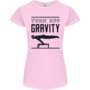 Pommel Horse Gymnastics Turn Off Gravity Gymnast Womens Petite Cut T-Shirt Light Pink