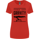 Pommel Horse Gymnastics Turn Off Gravity Gymnast Womens Wider Cut T-Shirt Red