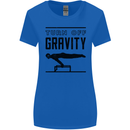 Pommel Horse Gymnastics Turn Off Gravity Gymnast Womens Wider Cut T-Shirt Royal Blue