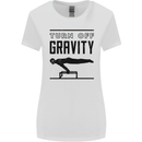Pommel Horse Gymnastics Turn Off Gravity Gymnast Womens Wider Cut T-Shirt White