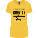 Pommel Horse Gymnastics Turn Off Gravity Gymnast Womens Wider Cut T-Shirt Yellow