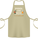 Pool and Beer That's Why I'm Here Cotton Apron 100% Organic Khaki