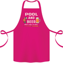 Pool and Beer That's Why I'm Here Cotton Apron 100% Organic Pink