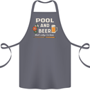 Pool and Beer That's Why I'm Here Cotton Apron 100% Organic Steel