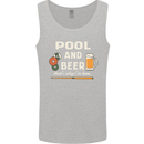 Pool and Beer That's Why I'm Here Mens Vest Tank Top Sports Grey
