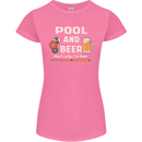 Pool and Beer That's Why I'm Here Womens Petite Cut T-Shirt Azalea
