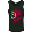 Portugal Skull Flag Gym Flag Biker Mens Vest Tank Top Black