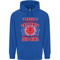 Power of Leo Girl Star Sign Zodiac Horoscope Childrens Kids Hoodie Royal Blue