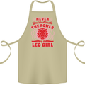 Power of Leo Girl Star Sign Zodiac Horoscope Cotton Apron 100% Organic Khaki