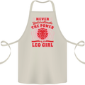 Power of Leo Girl Star Sign Zodiac Horoscope Cotton Apron 100% Organic Natural