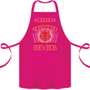 Power of Leo Girl Star Sign Zodiac Horoscope Cotton Apron 100% Organic Pink