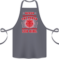 Power of Leo Girl Star Sign Zodiac Horoscope Cotton Apron 100% Organic Steel