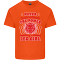 Power of Leo Girl Star Sign Zodiac Horoscope Kids T-Shirt Childrens Orange