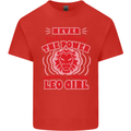 Power of Leo Girl Star Sign Zodiac Horoscope Kids T-Shirt Childrens Red