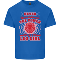 Power of Leo Girl Star Sign Zodiac Horoscope Kids T-Shirt Childrens Royal Blue