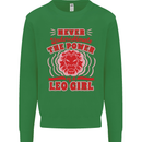 Power of Leo Girl Star Sign Zodiac Horoscope Mens Sweatshirt Jumper Irish Green