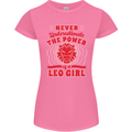 Power of Leo Girl Star Sign Zodiac Horoscope Womens Petite Cut T-Shirt Azalea
