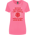 Power of Leo Girl Star Sign Zodiac Horoscope Womens Wider Cut T-Shirt Azalea