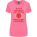 Power of Leo Girl Star Sign Zodiac Horoscope Womens Wider Cut T-Shirt Azalea