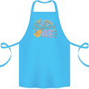 Pregnant AF New Baby Pregnancy Mum Cotton Apron 100% Organic Turquoise