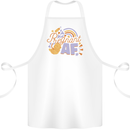 Pregnant AF New Baby Pregnancy Mum Cotton Apron 100% Organic White