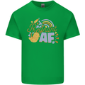 Pregnant AF New Baby Pregnancy Mum Mens Cotton T-Shirt Tee Top Irish Green
