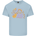 Pregnant AF New Baby Pregnancy Mum Mens Cotton T-Shirt Tee Top Light Blue