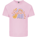Pregnant AF New Baby Pregnancy Mum Mens Cotton T-Shirt Tee Top Light Pink