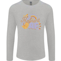 Pregnant AF New Baby Pregnancy Mum Mens Long Sleeve T-Shirt Sports Grey