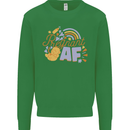 Pregnant AF New Baby Pregnancy Mum Mens Sweatshirt Jumper Irish Green