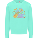 Pregnant AF New Baby Pregnancy Mum Mens Sweatshirt Jumper Peppermint