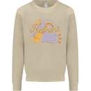 Pregnant AF New Baby Pregnancy Mum Mens Sweatshirt Jumper Sand