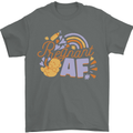Pregnant AF New Baby Pregnancy Mum Mens T-Shirt 100% Cotton Charcoal