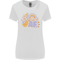 Pregnant AF New Baby Pregnancy Mum Womens Wider Cut T-Shirt White