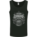 Premium Legend 16th Birthday 2007 Mens Vest Tank Top Black