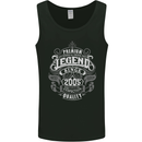 Premium Legend 18th Birthday 2005 Mens Vest Tank Top Black