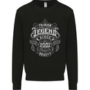 Premium Legend 21st Birthday 2002 Mens Sweatshirt Jumper Black