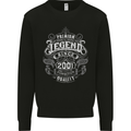 Premium Legend 22nd Birthday 2001 Mens Sweatshirt Jumper Black