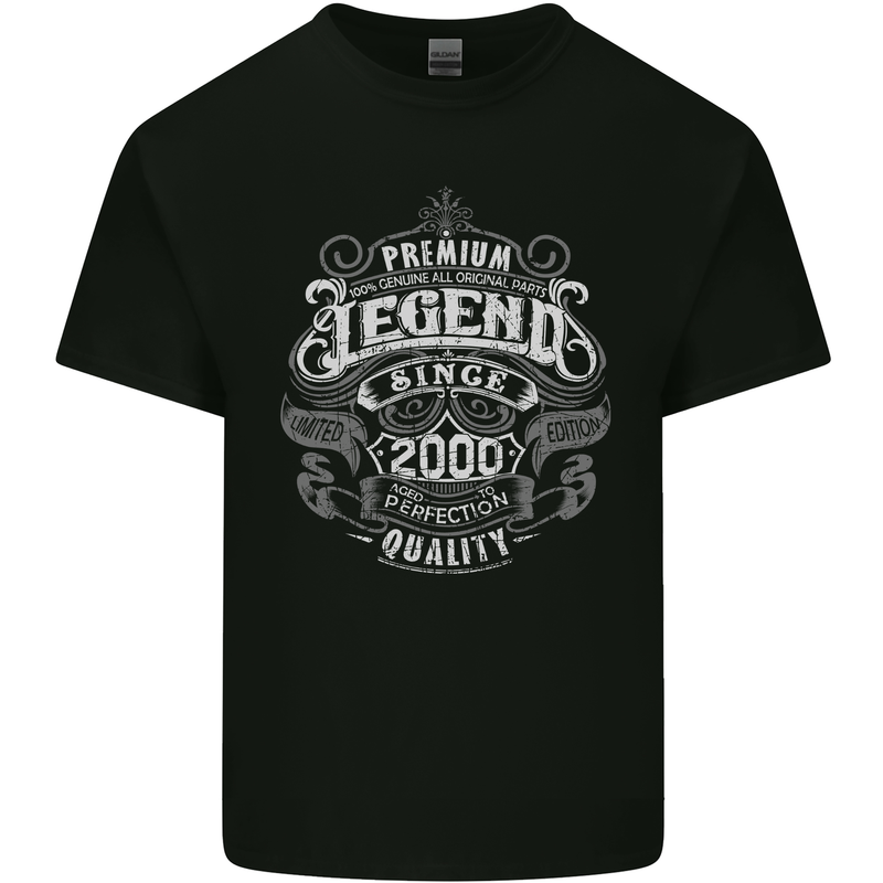 Premium Legend 23rd Birthday 2000 Mens Cotton T-Shirt Tee Top Black