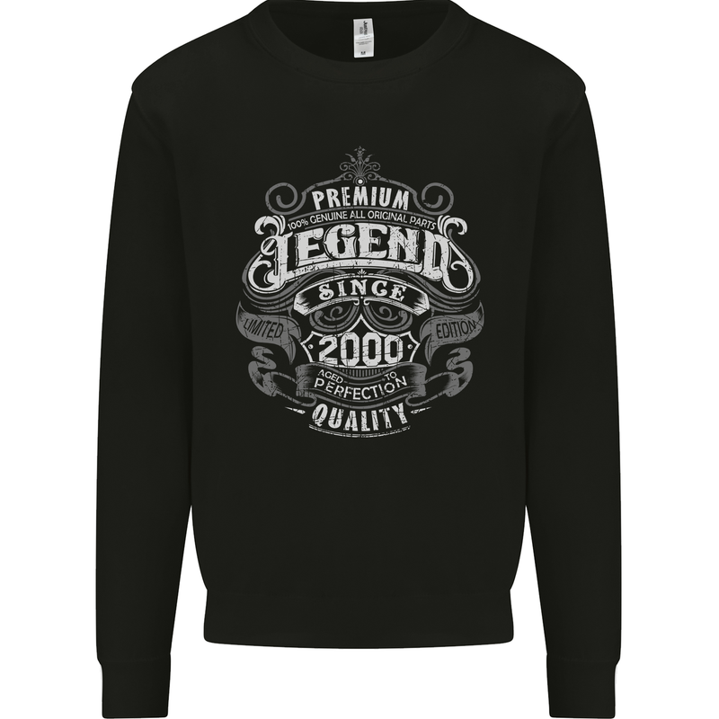 Premium Legend 23rd Birthday 2000 Mens Sweatshirt Jumper Black