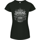 Premium Legend 23rd Birthday 2000 Womens Petite Cut T-Shirt Black
