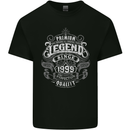 Premium Legend 24th Birthday 1999 Mens Cotton T-Shirt Tee Top Black