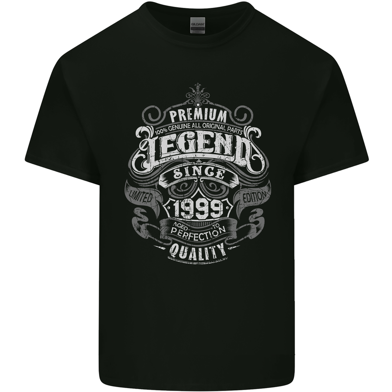 Premium Legend 24th Birthday 1999 Mens Cotton T-Shirt Tee Top Black