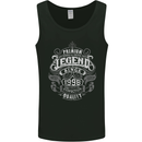 Premium Legend 25th Birthday 1998 Mens Vest Tank Top Black